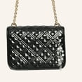 thumbnail image 2 of Unique Bargains 1 Pc Handbag Charms Keychains Five-pointed Star Cross Bag Accessories Silver Tone, 2 of 5