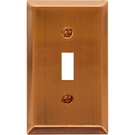 Elumina 163TACNB Century Wallplate, 1 Toggle, Steel, Antique Copper, 1-Pack