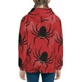 thumbnail image 6 of Kdxio Spider Pattern Kids Boys Girls Zip Up Hoodie 3D Printed Hooded Sweatshirt Hoody Coat with Pocket 7-12 Y-Small, 6 of 6