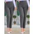 thumbnail image 5 of Pantalones largos casuales de moda para mujer, de cintura alta, ajustados, rectos, para oficina, elegantes, para primavera y otoño, ropa nueva para mujer, 5 of 5
