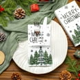thumbnail image 3 of 200 Pcs Buffalo Plaid Christmas Tree Guests Napkins Watercolor Disposable Paper Napkins Winter Disposable Hand Towels for Bathroom Christmas Decorative for Xmas Dinner Wedding Birthday Party, 3 of 12