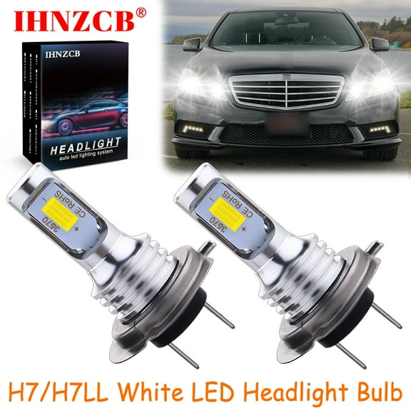 IHNZCB H7 for Benz E350 2006-2012 White Led Headlight Bulb,YTB,Y40
