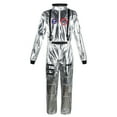 thumbnail image 4 of CONZONE Carnival Unisex Boys Girls Astronaut Dress Up Shiny Graphic Jumpsuit Funny Party Stage Performance Outfits, 4 of 4
