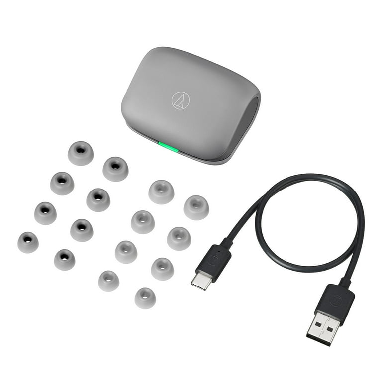 Audio-Technica ATH-TWX7 Truly Wireless Earbuds (Gray