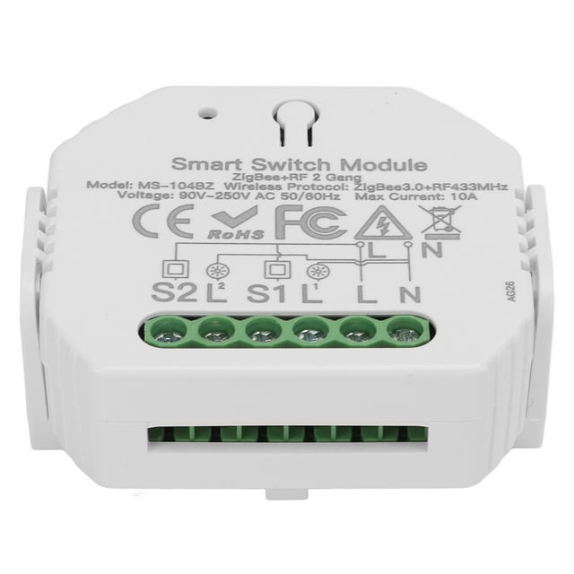 WiFi Smart Dimmer Switch Module, 90-250V 2 Way Dimming APP Control Module Mount