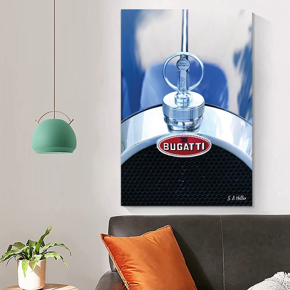 CLASSIC BUGATTI by photographer Steven A. Heller - 14"x14" Canvas Artwork 20 x 30