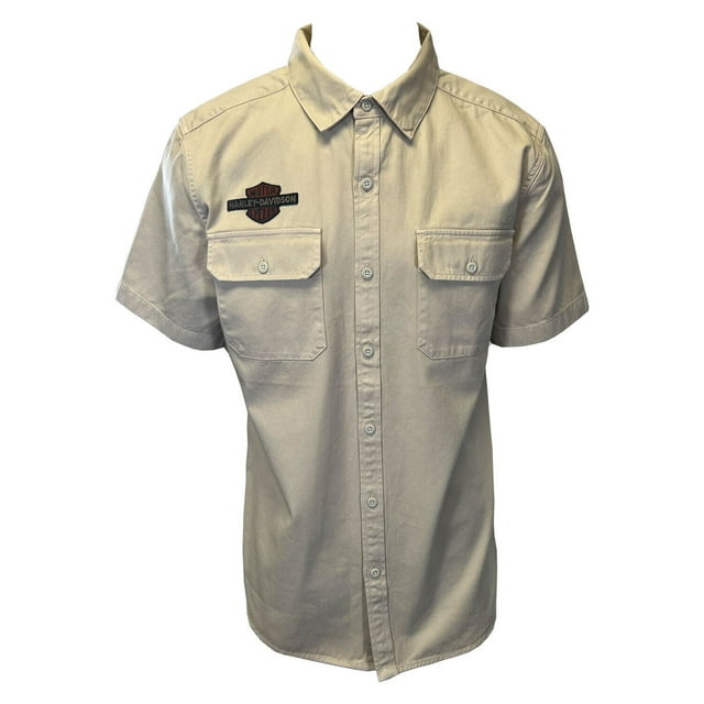 Harley-Davidson Chemise Sable pour Homme de Marque, Jersey à Découpe Laser, Graphique, P/P (S68)