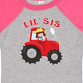 thumbnail image 4 of Inktastic Farmer Tractor Little Sis Girls Baby Bodysuit, 4 of 5