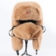 thumbnail image 3 of Qarigey Poliéster Gorro De Bombardero Térmico De Invierno Para Hombre Manténgase Acogedor Y A La Moda Auténtico Gorro Ruso Unisex Sombreros blanco, 3 of 6