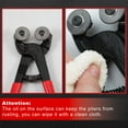 thumbnail image 6 of LEONTOOL 8-Inch Tile Cutting Plier Heavy Duty Wheeled Glass Mosaic Nippers Pliers Tool Tungsten Steel Ceramic Tile Nipper for Glass & Ceramic, 6 of 7