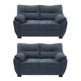 thumbnail image 1 of Sala 2-2 TRINITY Monza 2 Piezas (Love Seat, Love Seat) Steel Blue Para Sala, 1 of 8