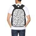 thumbnail image 6 of Daiia Fish Bones Backpack for Men and Women -Durable Backpack Large Capacity, Water-Resistant Bag with Adjustable Straps and Laptop Compartment, 6 of 9