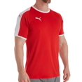 thumbnail image 1 of Men's Puma 703417 LIGA Core Short Sleeve Performance Jersey T-Shirt (Puma Red 2XL), 1 of 1