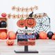 thumbnail image 2 of Decoraciones de madera para Halloween: calabaza y adornos tallados con intrincados diseños para la repisa de la chimenea y la decoración del hogar. Únicos y de temporada., 2 of 5