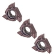 thumbnail image 4 of Lames d'Insert en Carbure, EM598L 60° Filetage Inserts Copeaux Retrait Haute Précision 10Pcs Remplacement pour CNC Tour pour l'Aluminium pour Tourner Support, 4 of 8