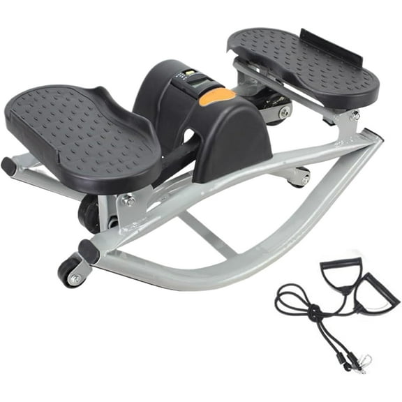 Lateral Rocking Stepper | Rock Stepper Side to Side | Portable Fitness Steppers Workout Machine for Legs & Glutes | Compact Low Shock Sides Steppers Machine for Exercise at Home