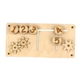 thumbnail image 3 of HILABEE Busy Board DIY Accessories Early Educational Toys Learning Activities Fine Motor Slide Maze, 3 of 9