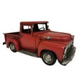 thumbnail image 1 of Vintage Rouge Pick-Up Métal Modèle Décoration, 1 of 1