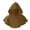 Brown, variant on Iyufng Unisex Matte Short Cape Pointed Wizard Hood Flared Hem Cloak Mage Fairy Cosplay Wrap Cover Up for Halloween Carnival Party