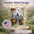 thumbnail image 4 of Skeleton Spooky Halloween Garden Flag 11.25 in x 15.5 in, 4 of 8