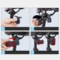 thumbnail image 3 of Bicycle Mountain Bike Intelligent Sensor Warning Brake Tail Light, Rechargeable USB LED Tail Lights, Cycling Safety Tail Lights, 3 of 5