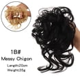 thumbnail image 2 of Messy Curly Bun Hair Piece Scrunchie Tousled Updo Elastic Band Hair Extension Hair Pieces, 2 of 7