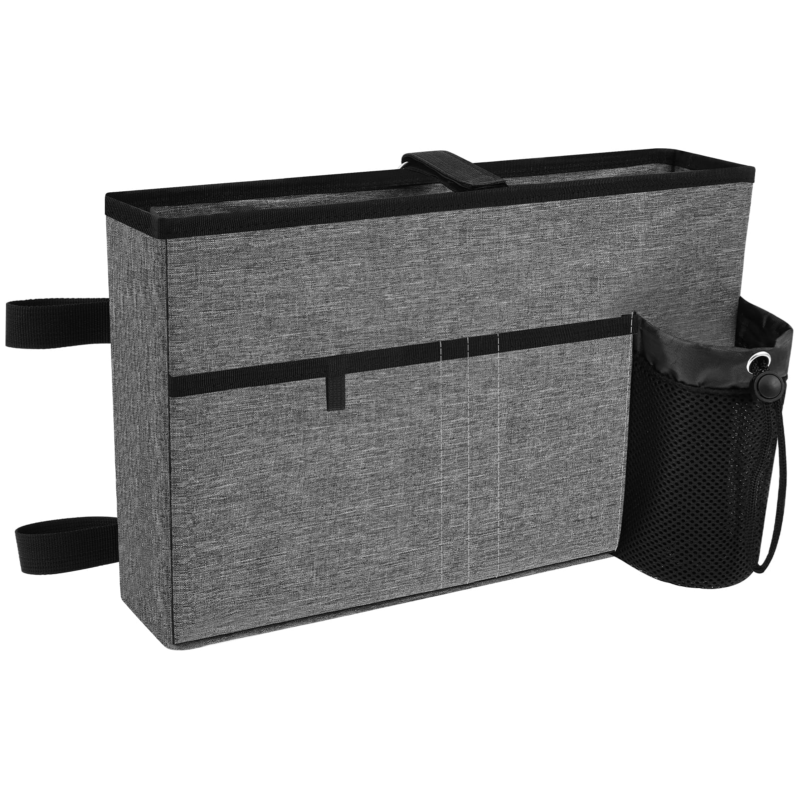 Walker Bag Multi Pockets Walker Basket with Cup Holder Foldable with Large Capacity & Never Tipping Over- for Seniors Elderly