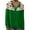 Green, variant on Lightweight Sweaters for Women Retro Fair Isle Knitted Ethnic Printed Cardigan Button Plus Size Womens Tops