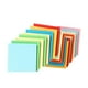 thumbnail image 1 of 100 hojas de papel de origami de doble cara con hoja cuadrada de colores vivos para proyectos de arte y manualidades, 1 of 6