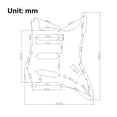 thumbnail image 4 of SSS Prewired Loaded Pickguard with Alnico 5 Single Coil Pickups for Strat Guitar, 4 of 4