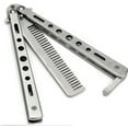 thumbnail image 1 of Foldable Practice Butterfly Style Knife Comb, 1 of 5
