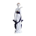 thumbnail image 3 of Estatua de niña de cerámica, figura de dama, estatua de niña de porcelana para mesa de entrada Estilo A, 3 of 8