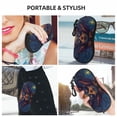thumbnail image 6 of Xecao Dreamy Jester Under Stars for Eyeglass Case Soft Shell, Portable Sunglass Case, Fashionable Eyeglass Case with Zipper, Lightweight, 6 of 6
