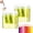 Yellow[2], variant on Fmxomd Pencil Sharpeners Manual, Handheld Pencil Pharpener with Lid, 2 Holes Mini Compact Colored Pencil Sharpener Manual for Home & Office Use, Sacapuntas de lapiz (2PCS)