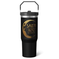 1pc Witch 30oz Tumbler with Straw & Handle - Insulated Stainless Steel Cup | Holiday Gift for Man Women (Christmas, Valentine's, Birthday)