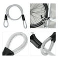thumbnail image 4 of Security Cable, 120cm Durable Wire Rope, Looped For Bike Lock Lock Chain Glass Door Lock Rope Lock Accessory, 4 of 8
