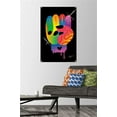 thumbnail image 2 of Jason Naylor - Fist of Color Wall Poster with Push Pins, 22.375" x 34", 2 of 3