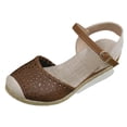 thumbnail image 4 of NexTorq Closed Toe Platform Wedge Sandals, 2026 Espadrilles Wedges for Women Heel Casual, Women's Espadrilles Dressy Sandals, Comfortable Anti Slip Summer Shoes with Adjustable Buckle Ankle Strap, 4 of 6