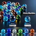 thumbnail image 5 of 70Pcs Glass Marbles, Solid Round Marbles for Board Games, DIY Decorations and Home Furnishings, Party Decorations (14mm & 16mm, Multicolor), 5 of 9