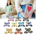 thumbnail image 3 of 10 PCS Magic Wind Up Flying Butterfly Surprise Box, Explosion Box in The Book Rubber Band Powered Magic Fairy Flying Toy, Birthday Greeting Card Surprise Gift, 3 of 4
