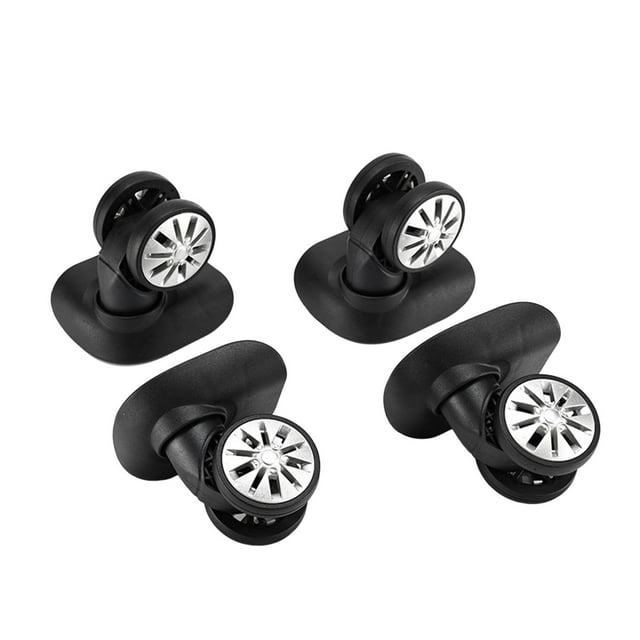 4 Pcs Roues de Valise Silencieuses Roues de Coffre pour Valise Sac Boîte de Douane