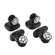 thumbnail image 1 of Ruedas giratorias negras para maleta de equipaje de 4 piezas para bolsa de viaje, 1 of 8
