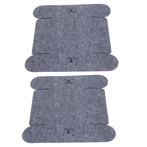 Compartimiento de Almacenamiento Plegable de 2 Piezas Canasta de Almacenamiento de Fieltro Canasta de Almacenamiento de Tela Resistente Plegable con Cuerda Para Organizar el ANGGREK Otros