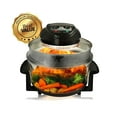 thumbnail image 2 of MegaChef Multi-Purpose Countertop Halogen Oven Air fryer in Black, 2 of 3