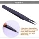 thumbnail image 5 of 3-Piece Professional Stainless Steel Precision Eyebrow Tweezers Set, 5 of 5