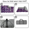 thumbnail image 4 of KAINSY Toddler Nap Mat with Pillow and Blanket, Personalized Name Nap Mats for Daycare Preschool Kindergarten Custom Ocean Series Portable Sleeping Bag for Kids Boys Girls Mermaid, 4 of 8