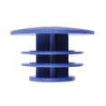 thumbnail image 4 of Bike Manillar barra de barras Tapas de extremo PE Exquisito Obras de trabajo Anti-polvo Handle Proof Pinde for Road Mountain-Bike Most Bicycle Blue 2 Pack Advancent OD003475-03, 4 of 7