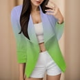 thumbnail image 4 of Vedolay Women's Blazer jackets Women's Casual Blazers Long Sleeve Oversized Business Lapel Collar Jacket,Green XL, 4 of 5