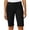 *1-Black, variant on Women's Pull On High Waisted Bermuda Shorts , Straight Leg Stretch Shorts For Women,Ladies' Knee Length Shorts with Pockets ,Brown,S-2XL