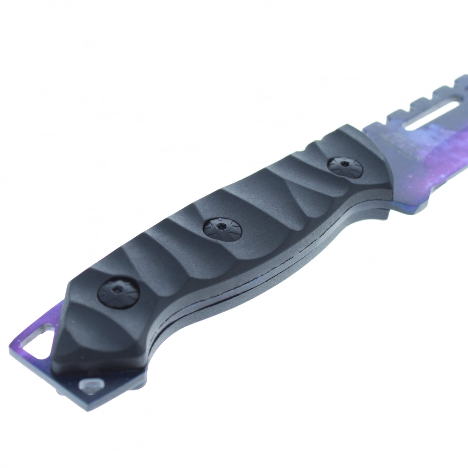 ASR Outdoor Full Tang Hunting Knife ABS Handle Fixed Blade Space Galaxy Design